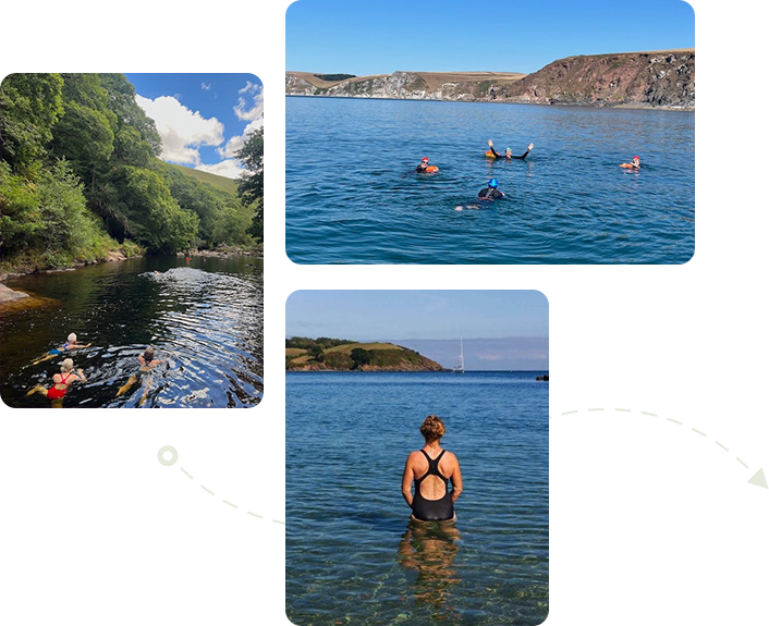Private swim in Devon and Cornwall