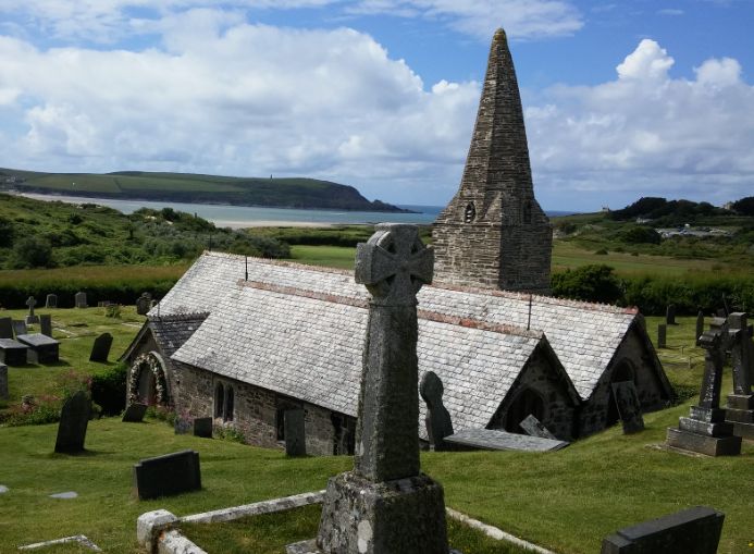 St Enodoc Church, Trebetherick, Cornwall