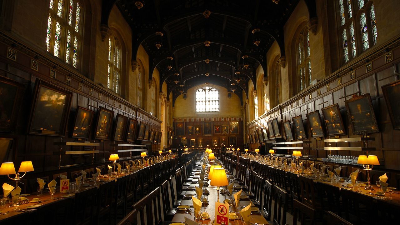 Harry Potter Dining Room at Christ Church College, Oxford