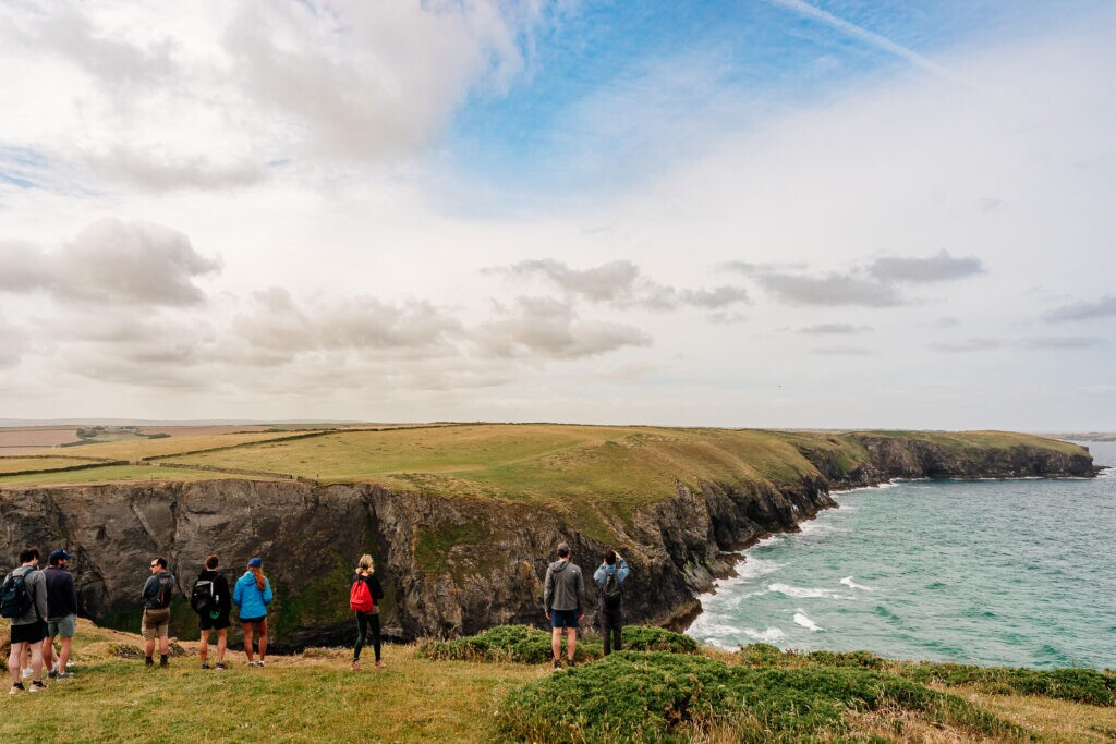 walking cornwall stepper point