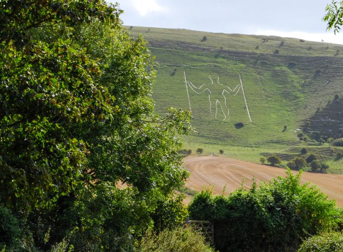 Long Man of Wilmington in Friston Forest