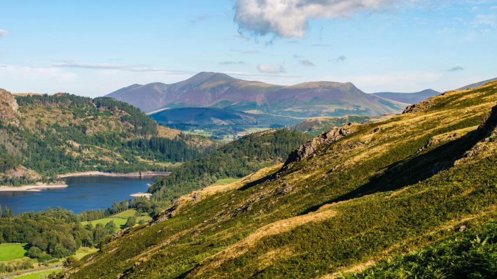 Thirlmere reservoir along the Helvellyn walk