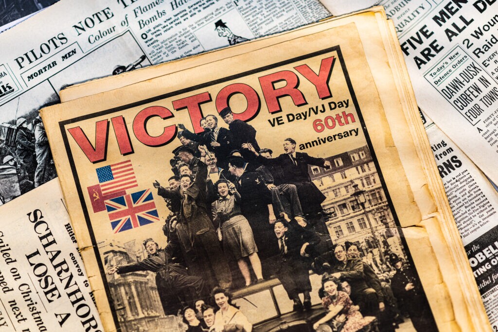 VE Day Newspaper