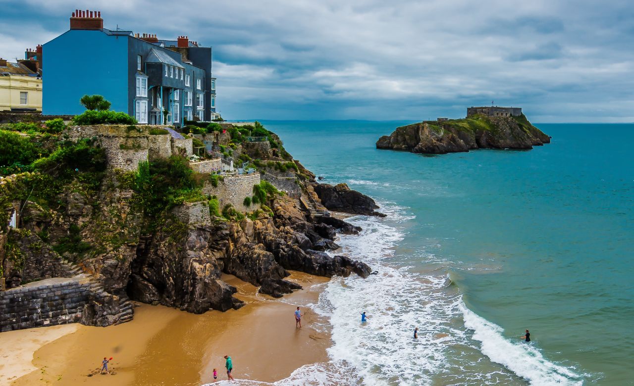 Tenby in South Wales