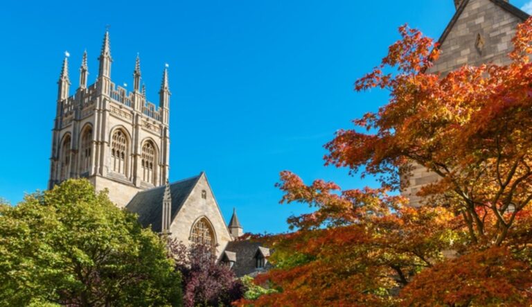 A Cotswolds church in Autumn