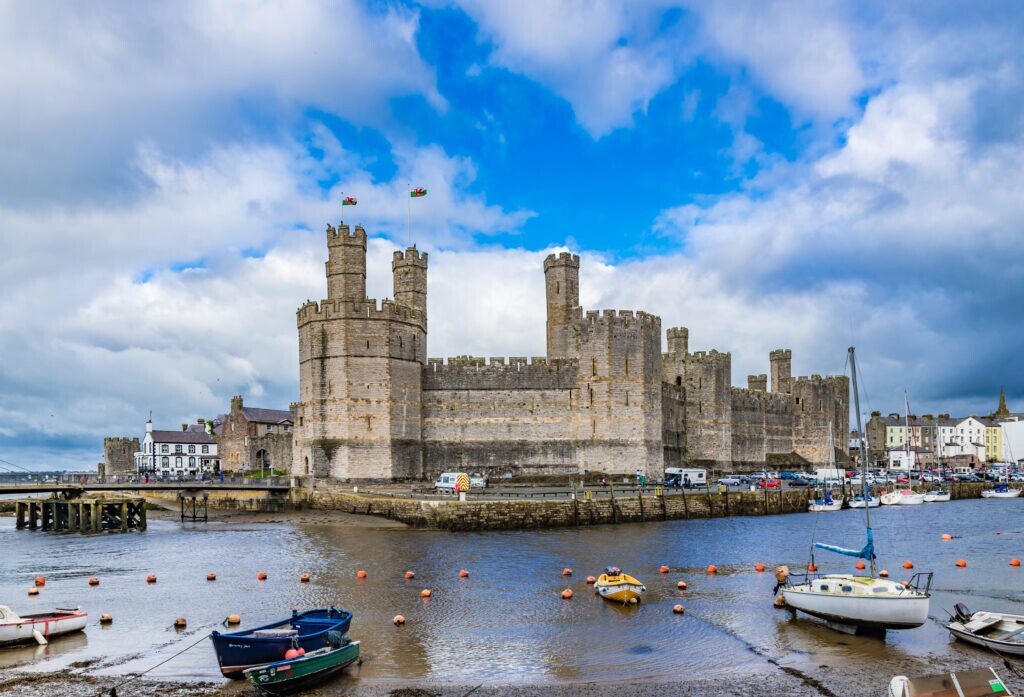 Caernarfon castle, wales