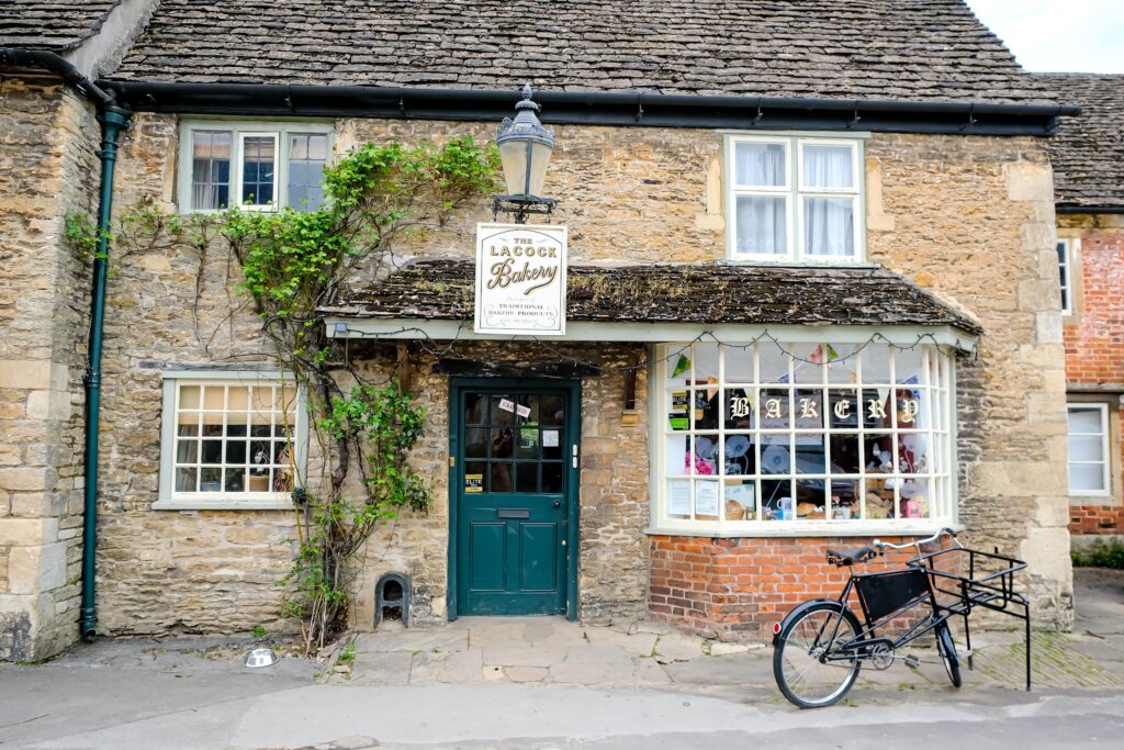 Lacock village in Wiltshire.