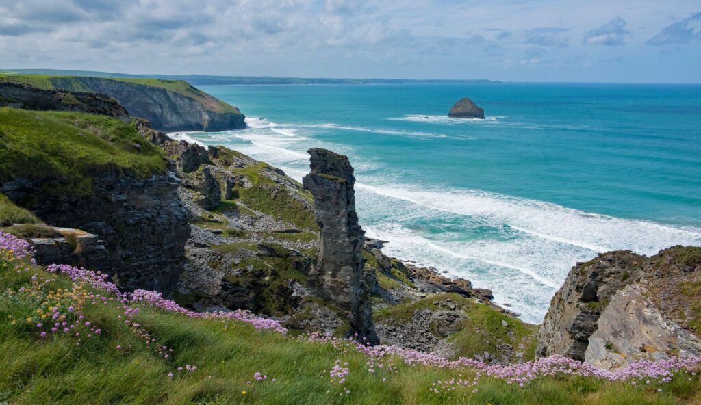 Trebarwith Valley Coastal Walk in Cornwall