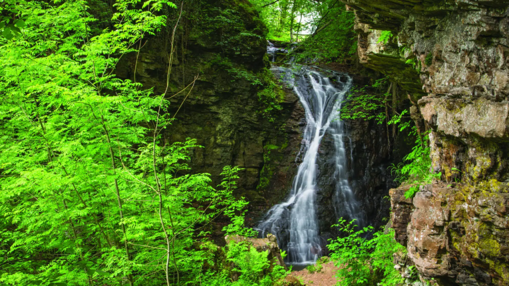 Hareshaw Linn Waterfall